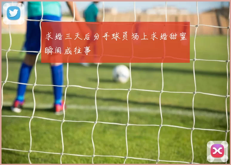求婚三天后分手球员场上求婚甜蜜瞬间成往事